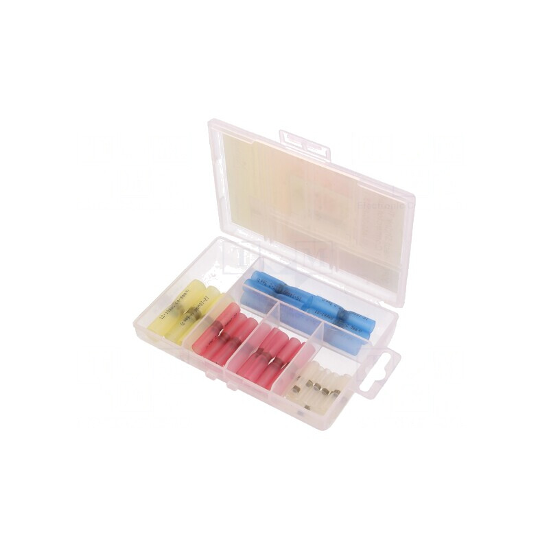 Set manșoane de îmbinare autolipire izolate 30 buc. | Electronic-mag.ro | Componente Electronice