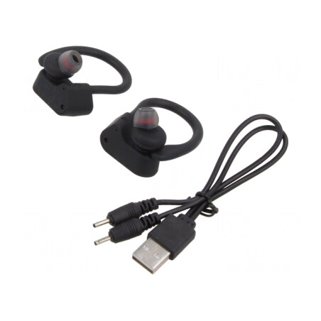 Căști Wireless cu Microfon Negre 20Hz-20kHz 10m 32Ω 90mAh | Electronic-mag.ro | Componente Electronice