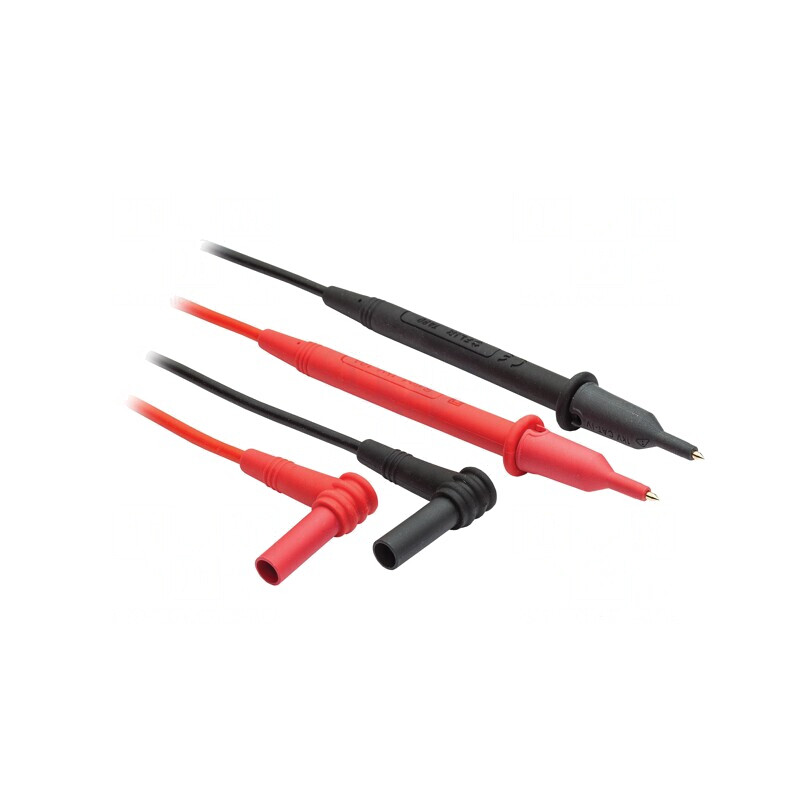 Cabluri de măsurare 10A Negre și Roșii - Set 2 Bucăți | Electronic-mag.ro | Componente Electronice