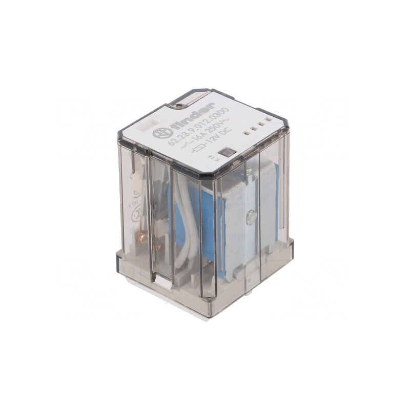 Releu electromagnetic 3PST-NO 12VDC 16A 250VAC PCB | Electronic-mag.ro | Componente Electronice