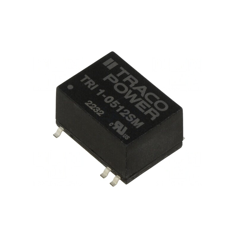 Convertor DC/DC 1W 5V-12V 84mA SMD14 TRI 1-0512SM | Electronic-mag.ro | Componente Electronice