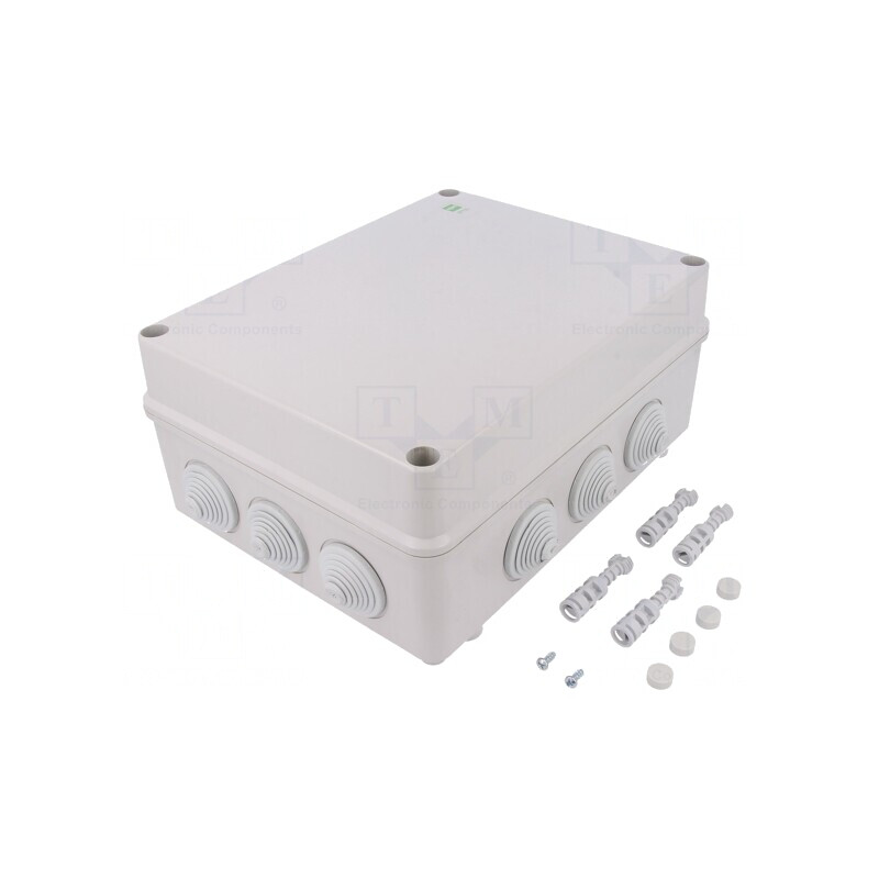 Carcasă Conexiuni IP55 Gri 244x305x126mm | Electronic-mag.ro | Componente Electronice Carcasă Conexiuni IP55 Gri 244x305x126mm | Electronic-mag.ro | Componente Electronice