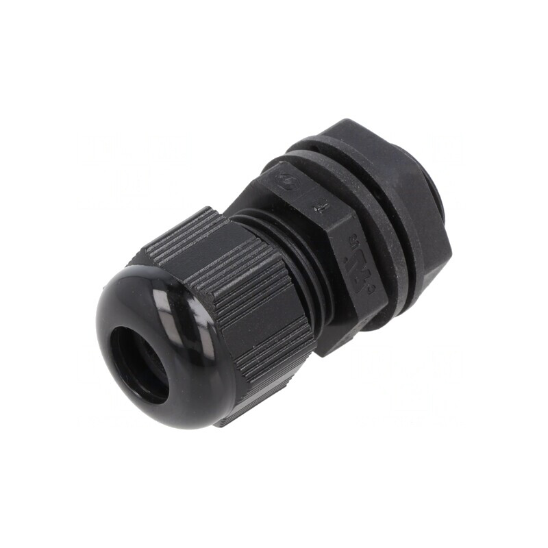 Garnitură de etanșare NPT3/8 Poliamidă Neagră IP66/IP68 | Electronic-mag.ro | Componente Electronice