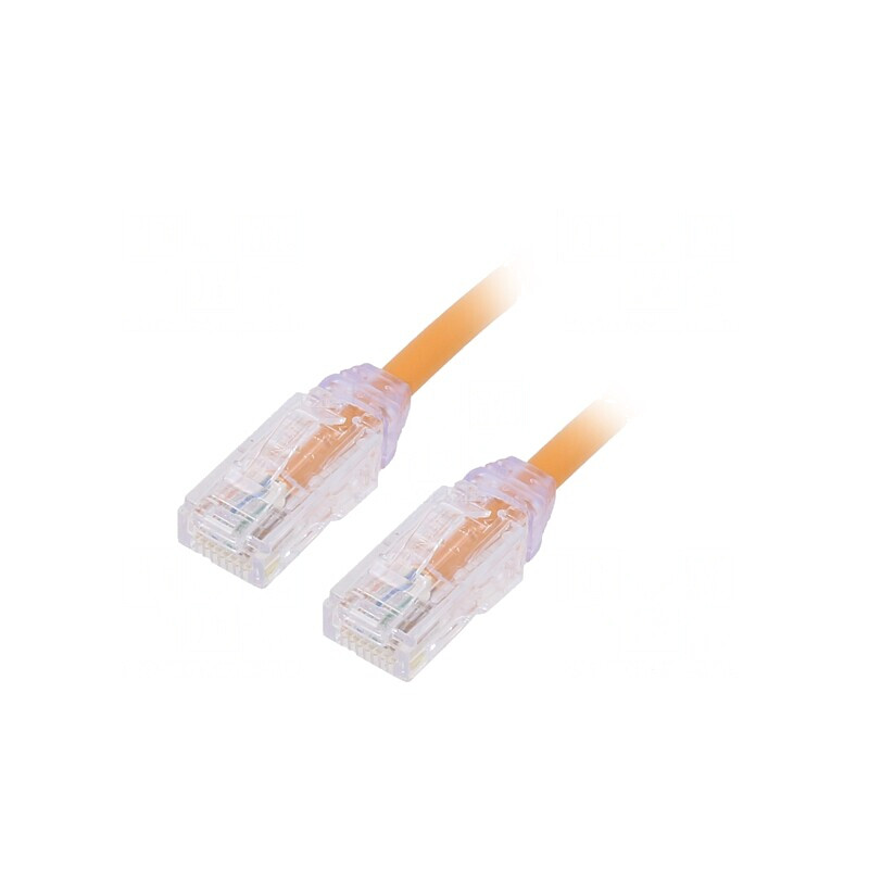 Patch Cord TX6A-28 U/UTP Cat 6a LSZH Portocaliu 2m | Electronic-mag.ro | Componente Electronice