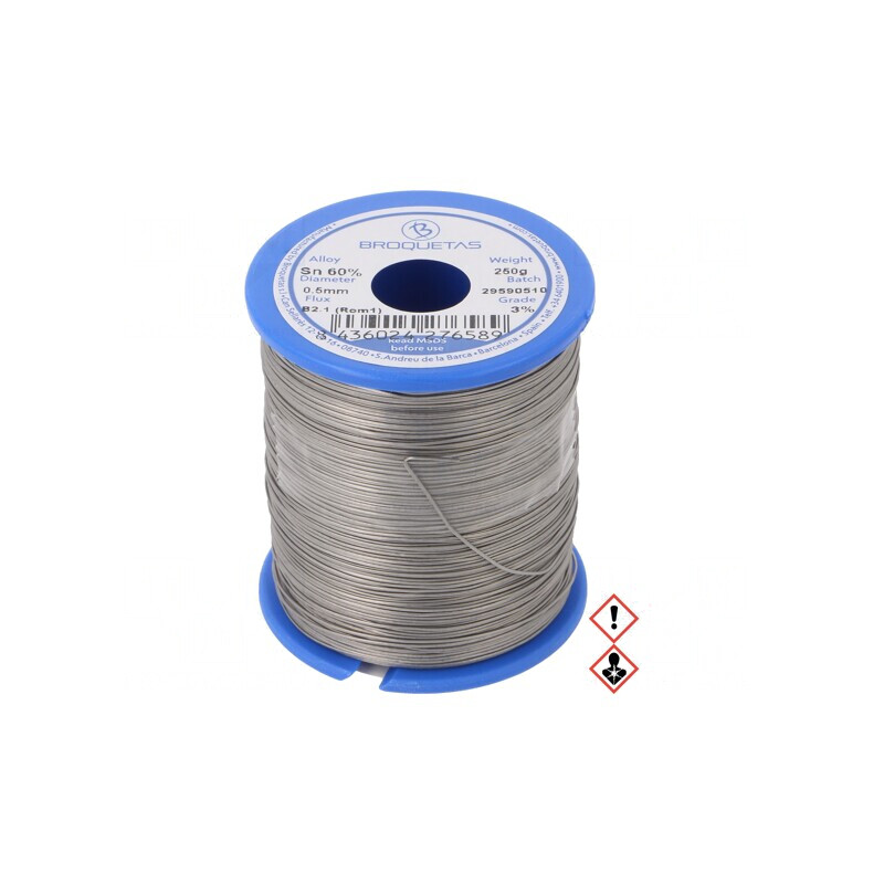 Sârmă de lipit Sn60Pb40 0,5mm 0,25kg cu plumb | Electronic-mag.ro | Componente Electronice