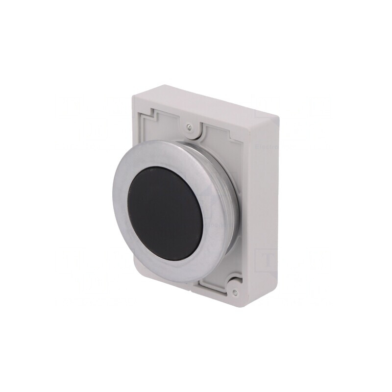 Comutator negru 30mm acţionat prin apăsare | Electronic-mag.ro | Componente Electronice