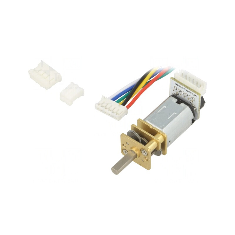 Motor DC cu Codificator 6V 52RPM FIT0486 | Electronic-mag.ro | Componente Electronice