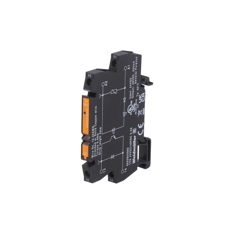 Releu intermediar SPST-NO 24VDC 0,5A | Electronic-mag.ro | Componente Electronice