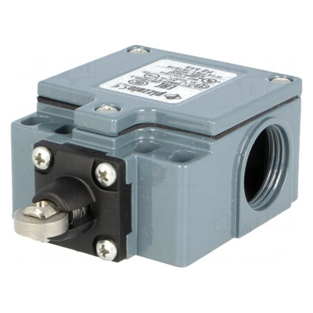 Limitator cursă rolă oțel Ø12mm NO NC 10A 500VAC | Electronic-mag.ro | Componente Electronice