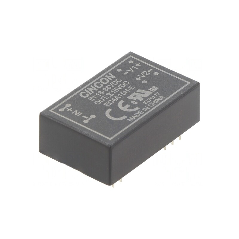 Convertor DC/DC 18-36V la 15V/-15V 5/6W | Electronic-mag.ro | Componente Electronice