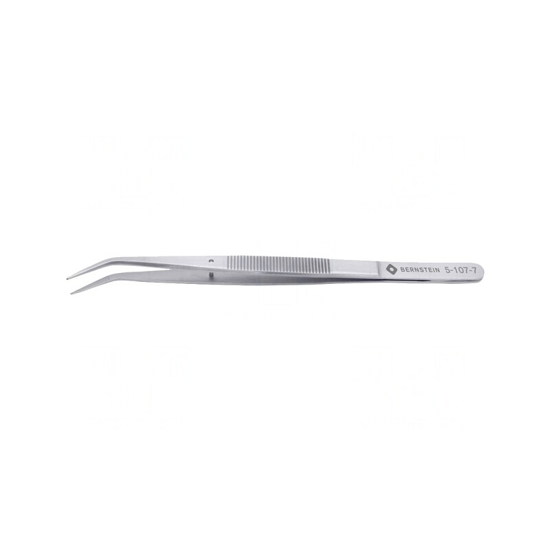 Pensetă 150mm Vârf Curbat Plat Rotunjit | Electronic-mag.ro | Componente Electronice