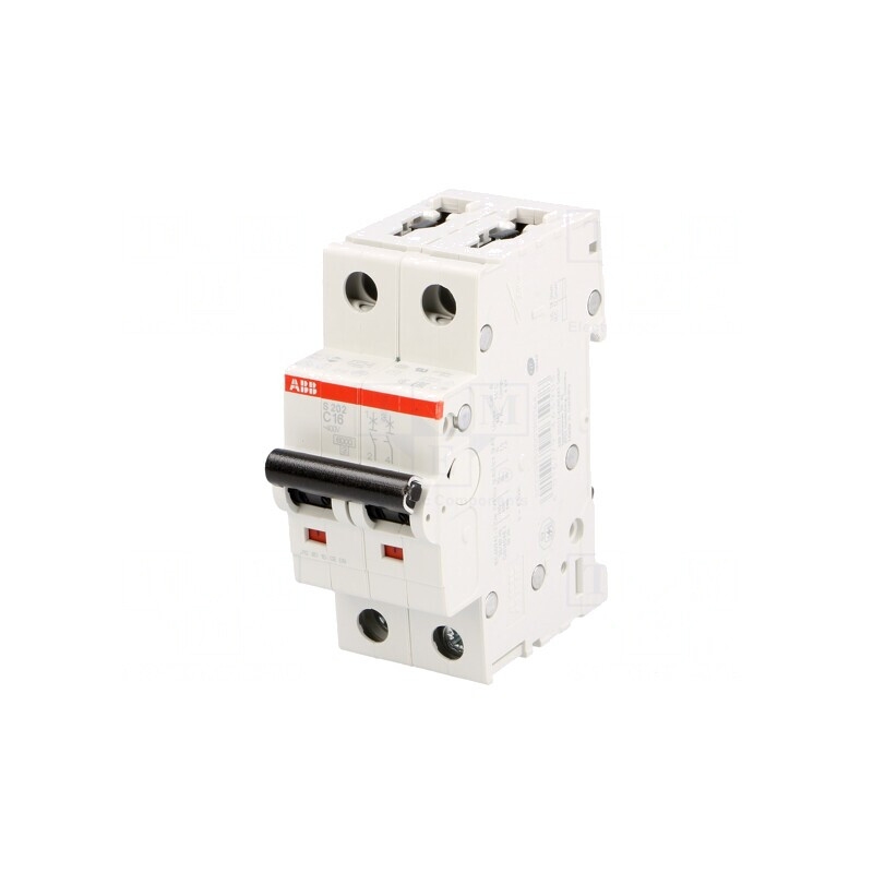 Întrerupător Supracurent 16A 2P 6kA 230/400V | Electronic-mag.ro | Componente Electronice