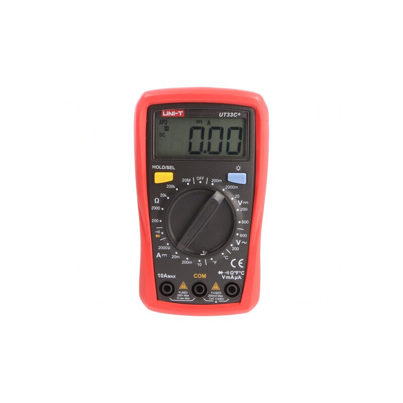 Multimetru Digital LCD UT33C 600V 1000°C | Electronic-mag.ro | Componente Electronice