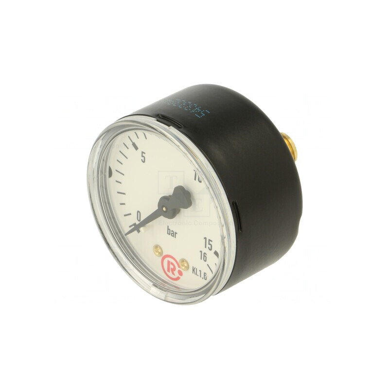Manometru 0-16 Bar 50mm pentru Lichide și Gaze Inerte | Electronic-mag.ro | Componente Electronice