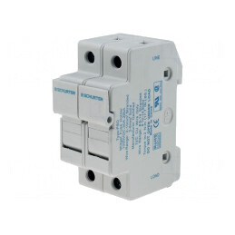 Clemă siguranțe cilindrice 10,3x38mm pentru șină DIN 30A | Electronic-mag.ro | Componente Electronice