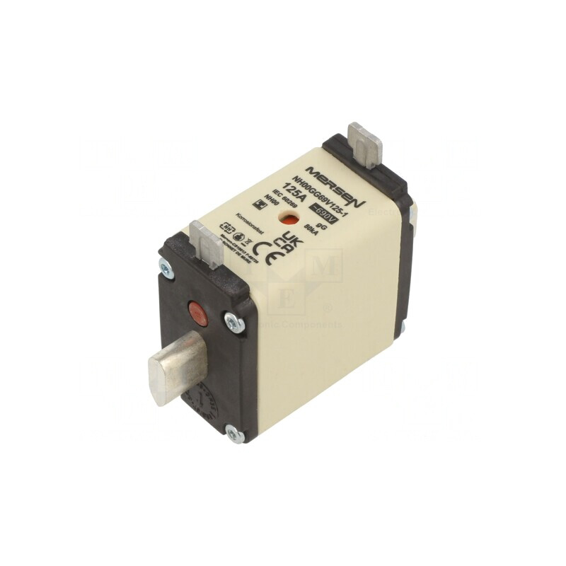 Siguranță gG 125A 690VAC 250VDC NH00 | Electronic-mag.ro | Componente Electronice