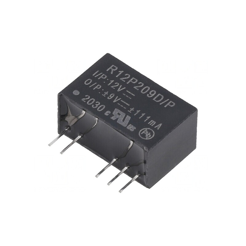 Convertor DC/DC 2W 12V la 9V și -9V | Electronic-mag.ro | Componente Electronice