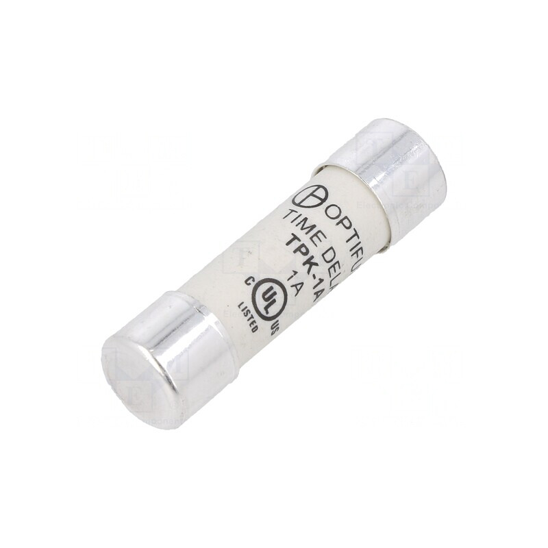 Siguranță întârziere 1A 500VAC 10.3x38mm | Electronic-mag.ro | Componente Electronice