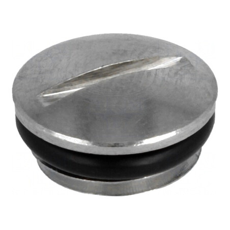 Capac de protecție alamă IP68 M63 1,5 nichel  | Electronic-mag.ro | Componente Electronice