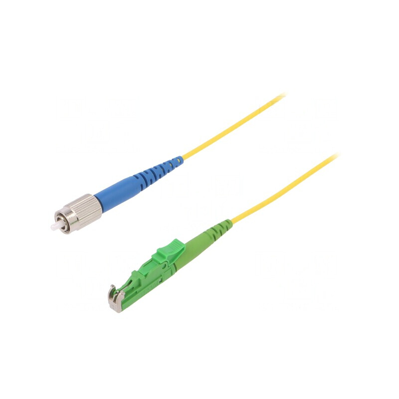 Patch Cord Fibră Optică E2/APC FC/UPC 3m 9/125um | Electronic-mag.ro | Componente Electronice