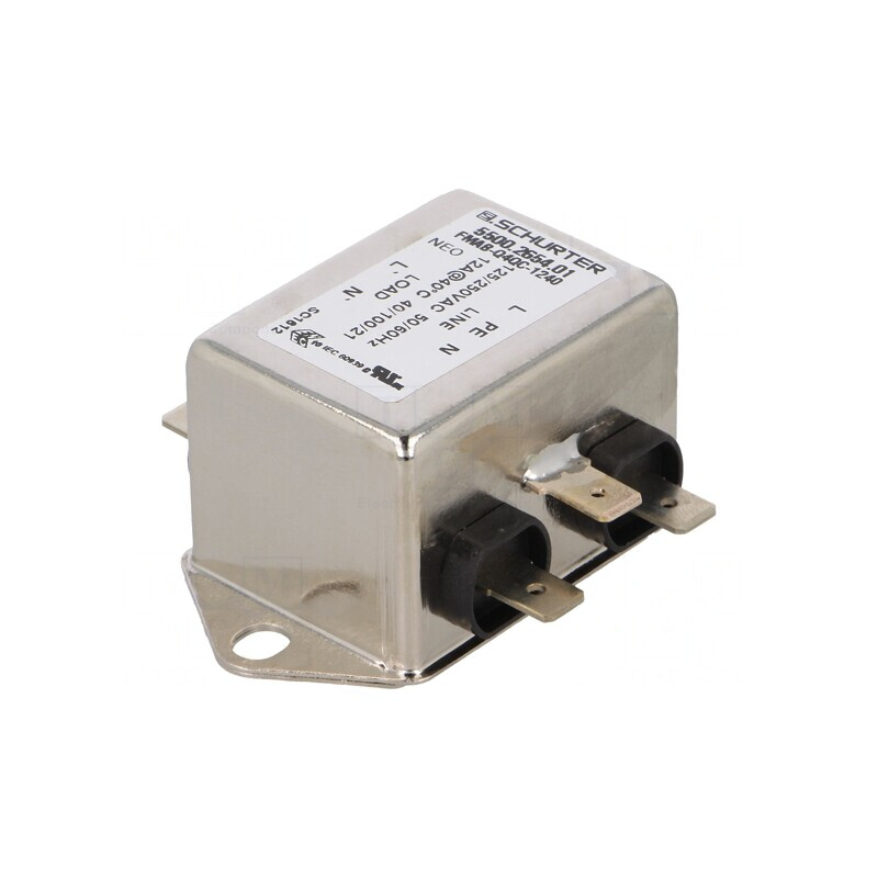 Filtru Anti-Interferențe 250VAC 12A | Electronic-mag.ro | Componente Electronice