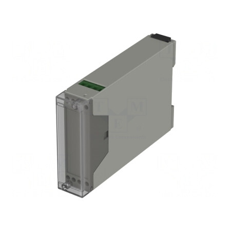Carcasă pentru șină DIN ABS gri 109x22.5x75mm IP40 | Electronic-mag.ro | Componente Electronice
