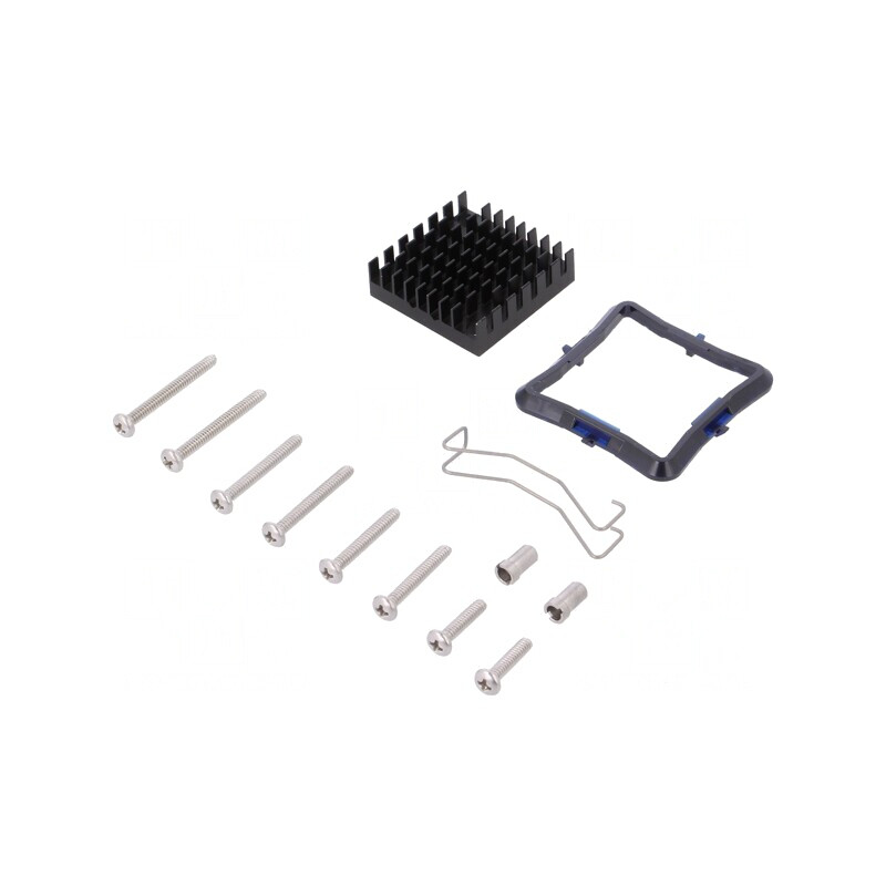 Radiator Extrudat Negru cu Aripioare 31x31x9.5mm | Electronic-mag.ro | Componente Electronice Radiator Extrudat Negru cu Aripioare 31x31x9.5mm | Electronic-mag.ro | Componente Electronice