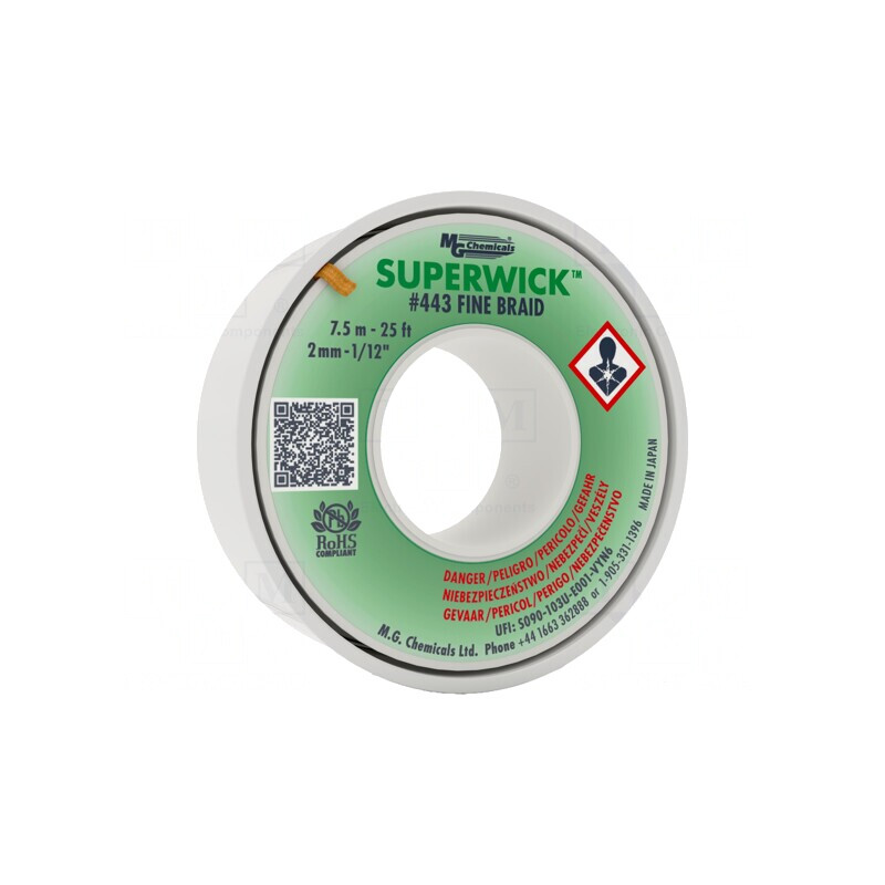 Bandă Dezlipire fără Halogenuri cu Colofoniu RMA ROL0 | Electronic-mag.ro | Componente Electronice