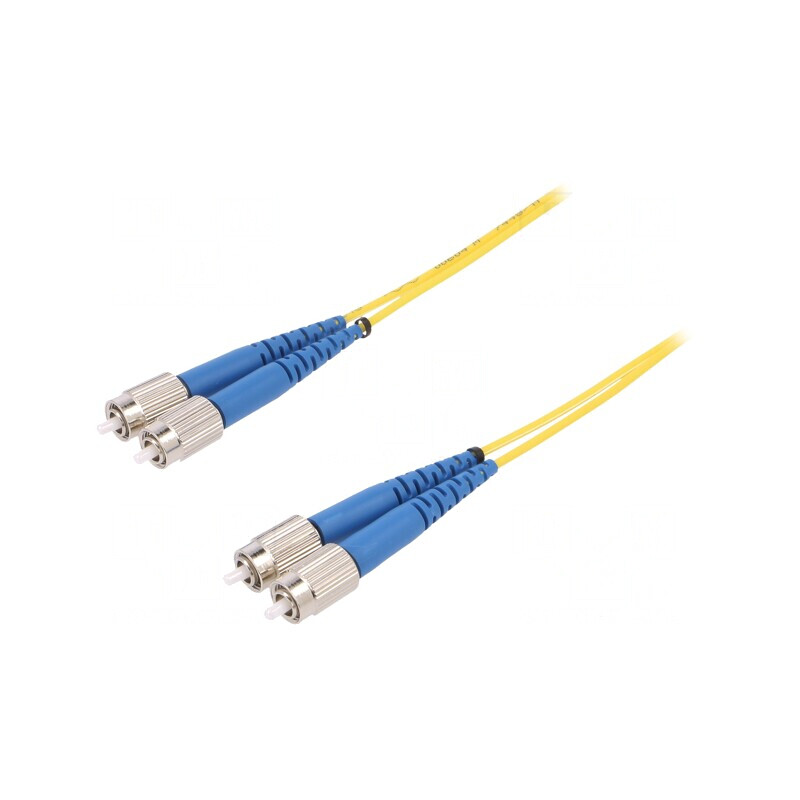 Patch Cord Fibră Optică FC/UPC 2m Galben | Electronic-mag.ro | Componente Electronice