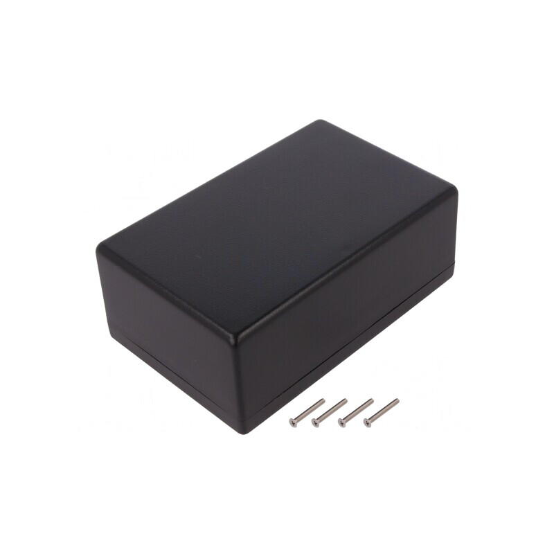 Carcasă universală ABS neagră 107x167x65mm | Electronic-mag.ro | Componente Electronice