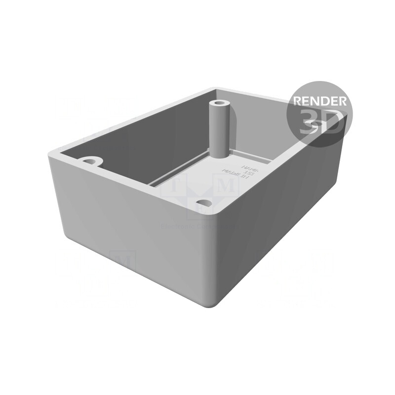 Carcasă Ecranare 56x81x40mm ABS Oțel Inoxidabil | Electronic-mag.ro | Componente Electronice