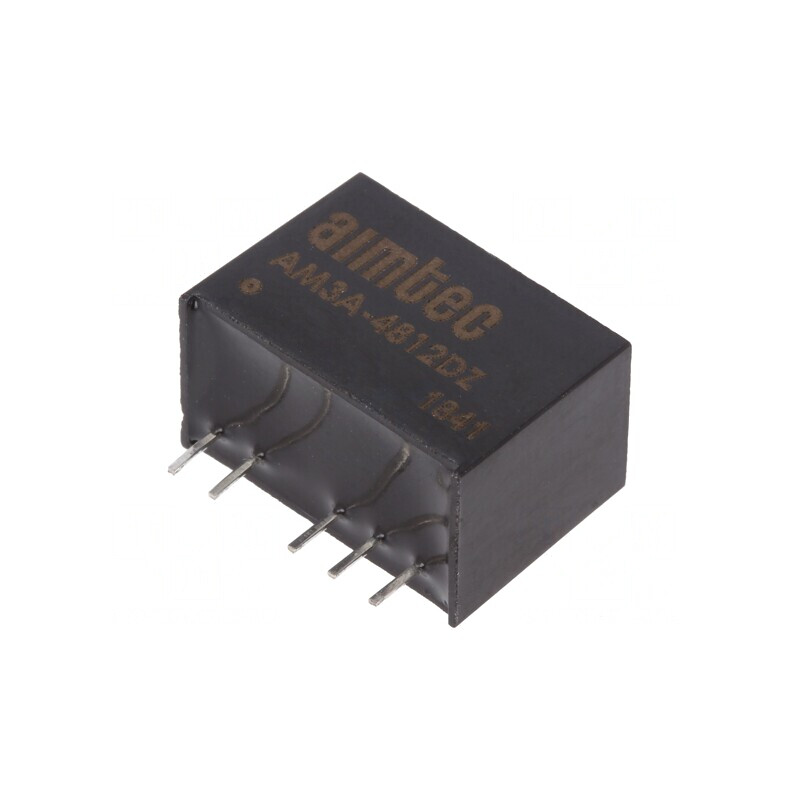 Convertor DC/DC 3W 18-75V la 12V/-12V SIP6 | Electronic-mag.ro | Componente Electronice
