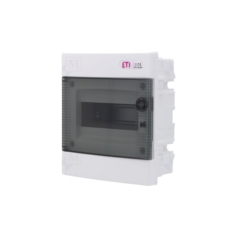 Carcasă pentru aparatură modulară IP40 perete albă ABS | Electronic-mag.ro | Componente Electronice