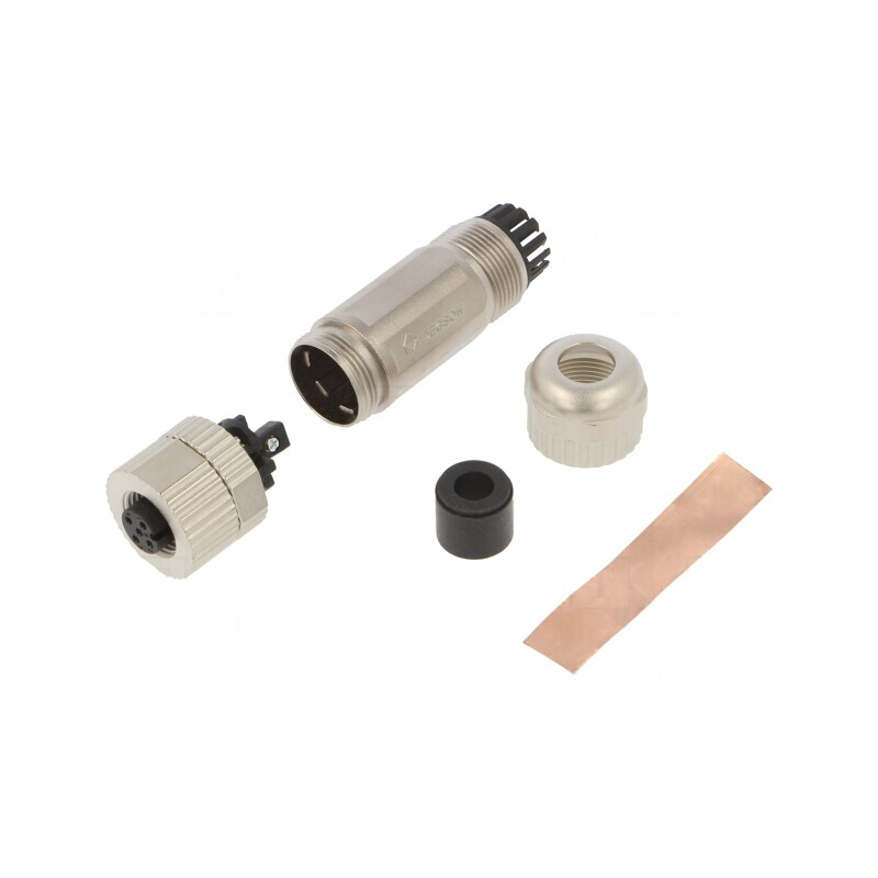Mufă M12 5-PIN DeviceNet/CANopen IP65 | Electronic-mag.ro | Componente Electronice