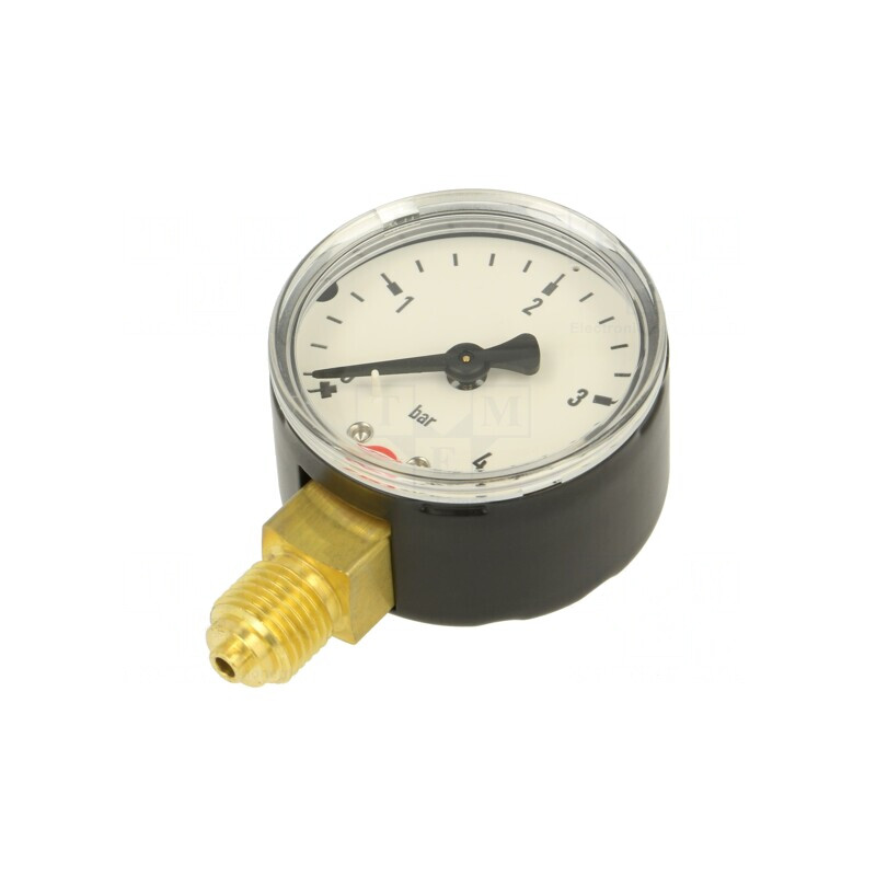 Manometru 0-4 Bar pentru Lichide și Gaze Inerte, 50mm | Electronic-mag.ro | Componente Electronice Manometru 0-4 Bar pentru Lichide și Gaze Inerte, 50mm | Electronic-mag.ro | Componente Electronice