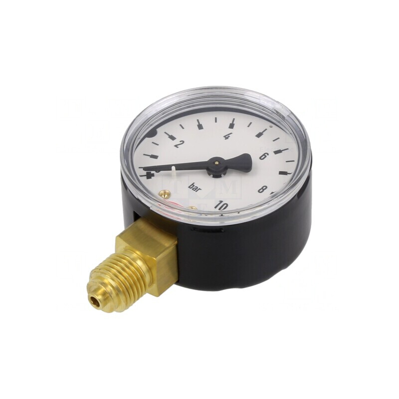 Manometru 0-10bar 50mm pentru Lichide și Gaze Inerte | Electronic-mag.ro | Componente Electronice