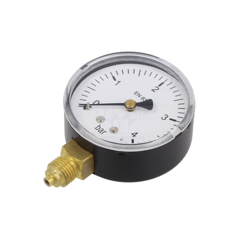 Manometru 0-4bar 63mm Lichide și Gaze Inerte | Electronic-mag.ro | Componente Electronice