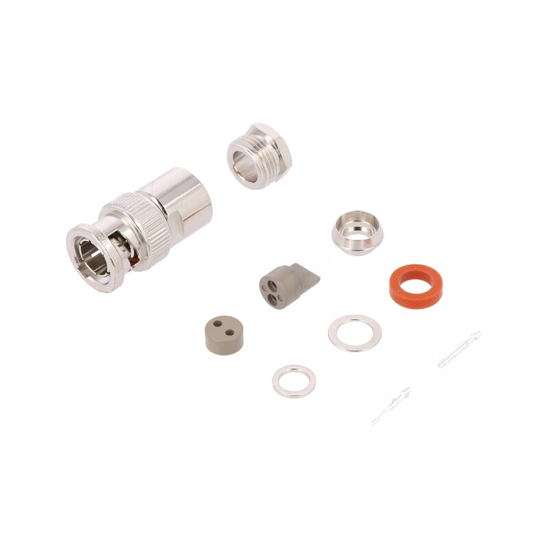 Mufă BNC Tată-Mamă 50Ω RG108 Lipire-Răsucire | Electronic-mag.ro | Componente Electronice