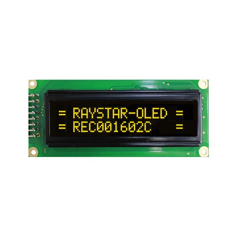 Afișaj OLED Alfanumeric 16x2 Galben 85x36x10mm | Electronic-mag.ro | Componente Electronice