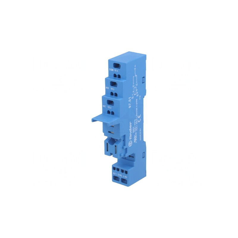 Stativ pentru șină DIN 10A 250VAC | Electronic-mag.ro | Componente Electronice