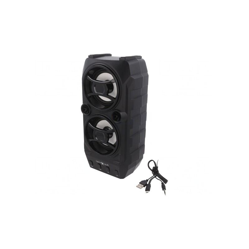 Difuzor Portabil Bluetooth Negru cu MicroSD și USB | Electronic-mag.ro | Componente Electronice