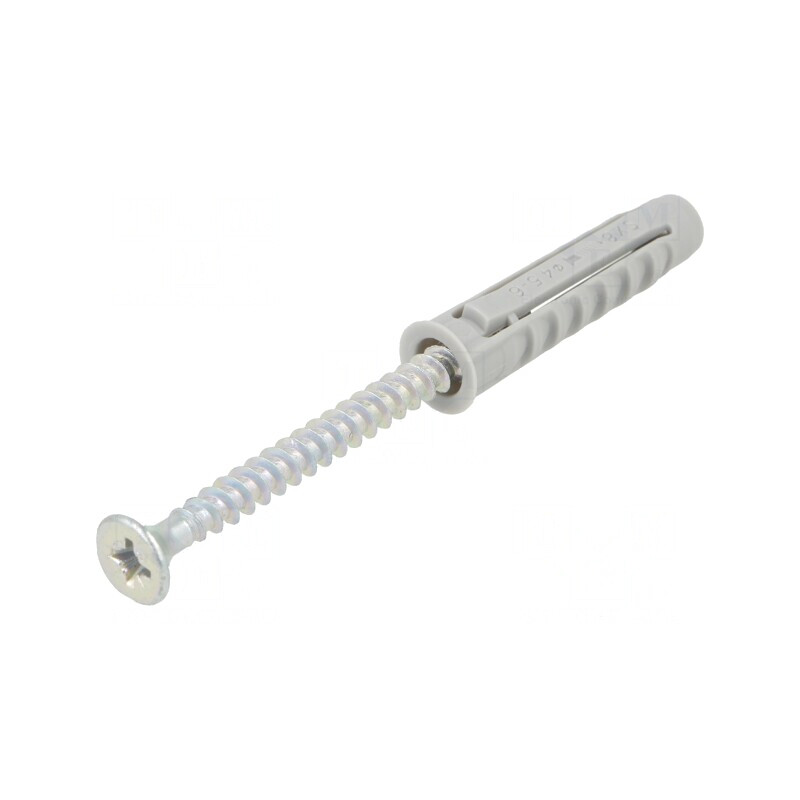 Plastic Anchor with Screw 8mm 50pcs | Electronic-mag.ro | Componente Electronice