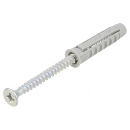 Plastic Anchor with Screw 8mm 50pcs | Electronic-mag.ro | Componente Electronice