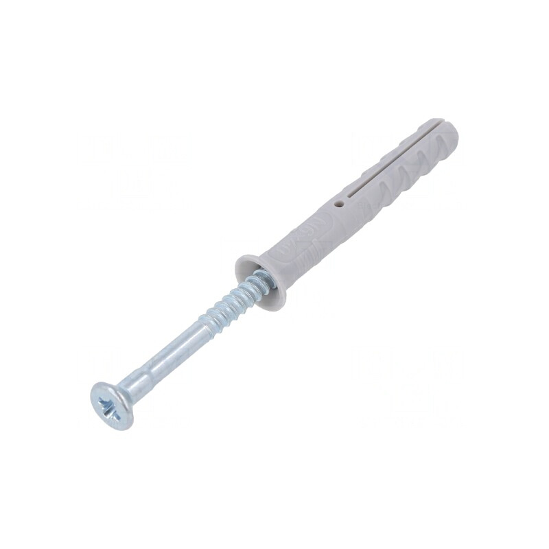 Plastic Anchor with Screw 6x40 Zinc-Plated Steel 100pcs | Electronic-mag.ro | Componente Electronice Plastic Anchor with Screw 6x40 Zinc-Plated Steel 100pcs | Electronic-mag.ro | Componente Electronice