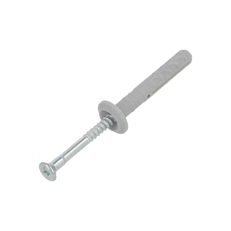 Plastic Anchor with Flange and Zinc-Plated Screw 6x40 | Electronic-mag.ro | Componente Electronice Plastic Anchor with Flange and Zinc-Plated Screw 6x40 | Electronic-mag.ro | Componente Electronice