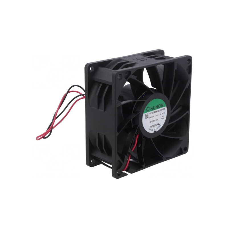 Ventilator DC Axial 12V 92x92x38mm 234m3/h | Electronic-mag.ro | Componente Electronice