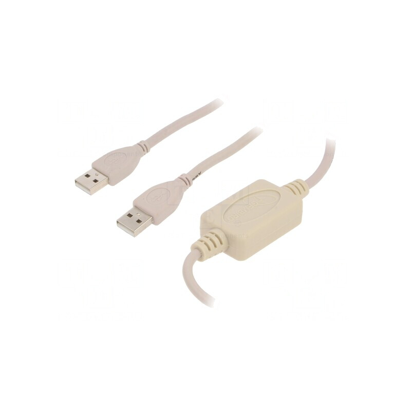 Cablu USB 2.0 USB A-A 1,8m Alb 0,48Gbps | Electronic-mag.ro | Componente Electronice