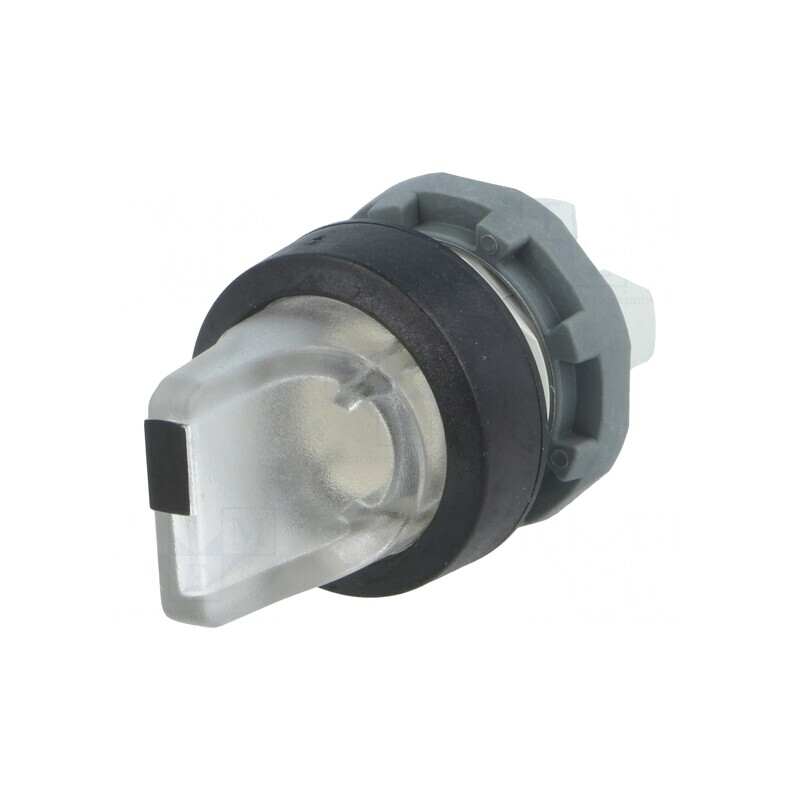 Comutator rotativ 22mm transparent IP66 | Electronic-mag.ro | Componente Electronice