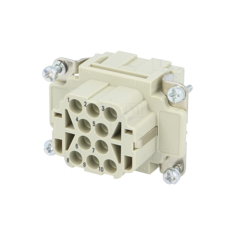 Conector HDC inserturi de contact mamă Han EE 10 PE | Electronic-mag.ro | Componente Electronice