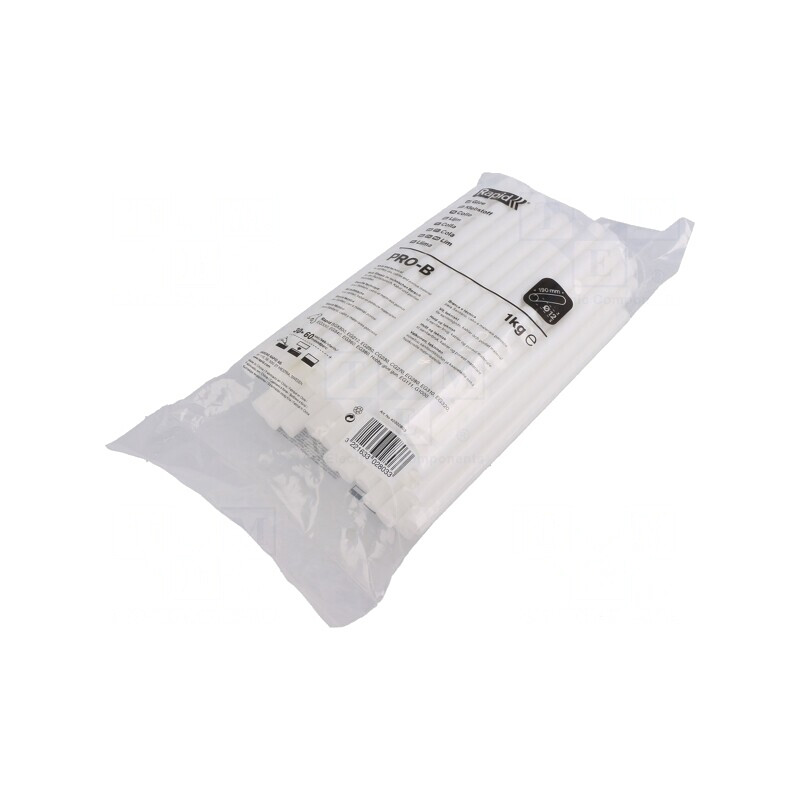 Adeziv termofuzibil alb 12mm x 190mm 1kg | Electronic-mag.ro | Componente Electronice